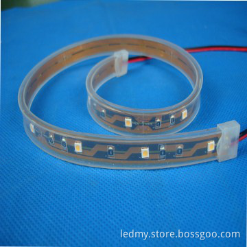 Silicone-cased IP65 led strip SMD5050 30LEDs/M 10mm width PCB